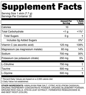 Saunabodi Electrolyte Mix – Mixed Berry