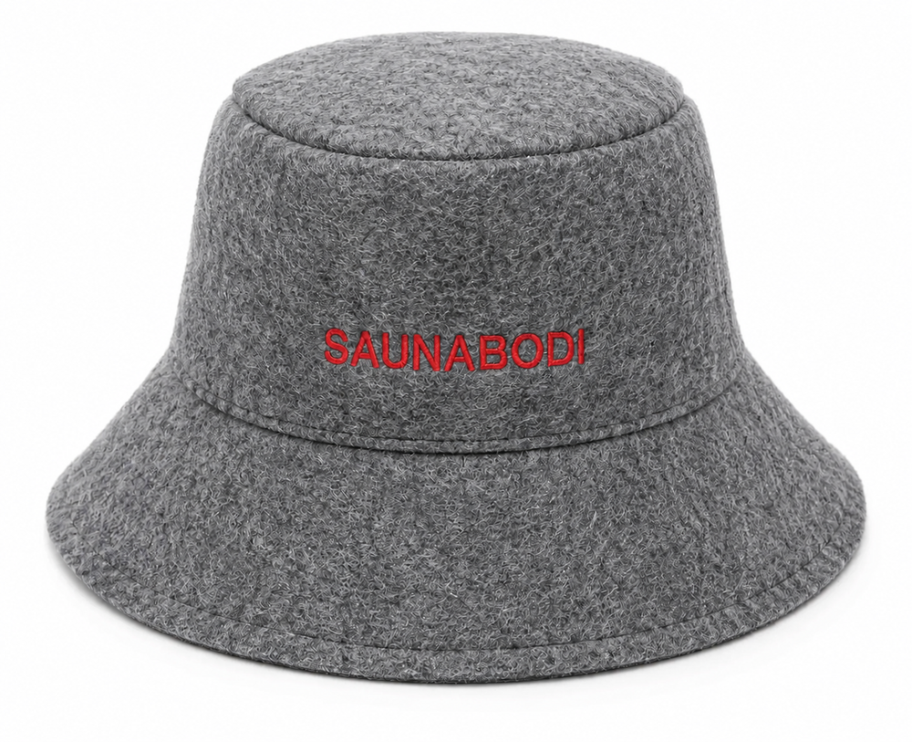 SAUNABODI Thermal Sauna Hat | 100% Wool Felt Sauna Cap