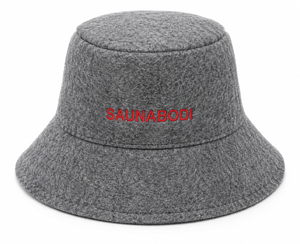 SAUNABODI Thermal Sauna Hat | 100% Wool Felt Sauna Cap