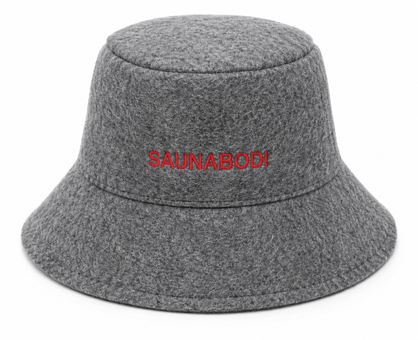 SAUNABODI Thermal Sauna Hat | 100% Wool Felt Sauna Cap
